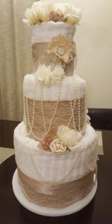 Towel Cake - Bridal Shower/Wedding