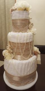 Towel Cake - Bridal Shower/Wedding