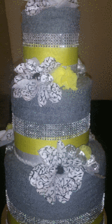 Towel Cake - Bridal Shower/Wedding
