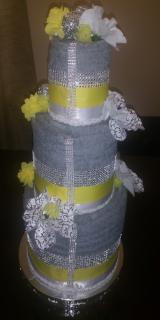 Towel Cake - Bridal Shower/Wedding