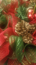 Load image into Gallery viewer, Deco Mesh Wreath Centerpiece
