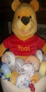 Diaper Cake - Winnie-the-Pooh in Honey Pot