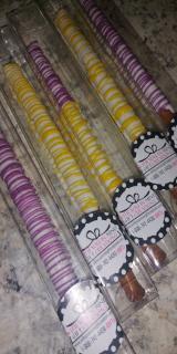 Pretzel Rods - Chocolate Covered/Dipped (Pastels)