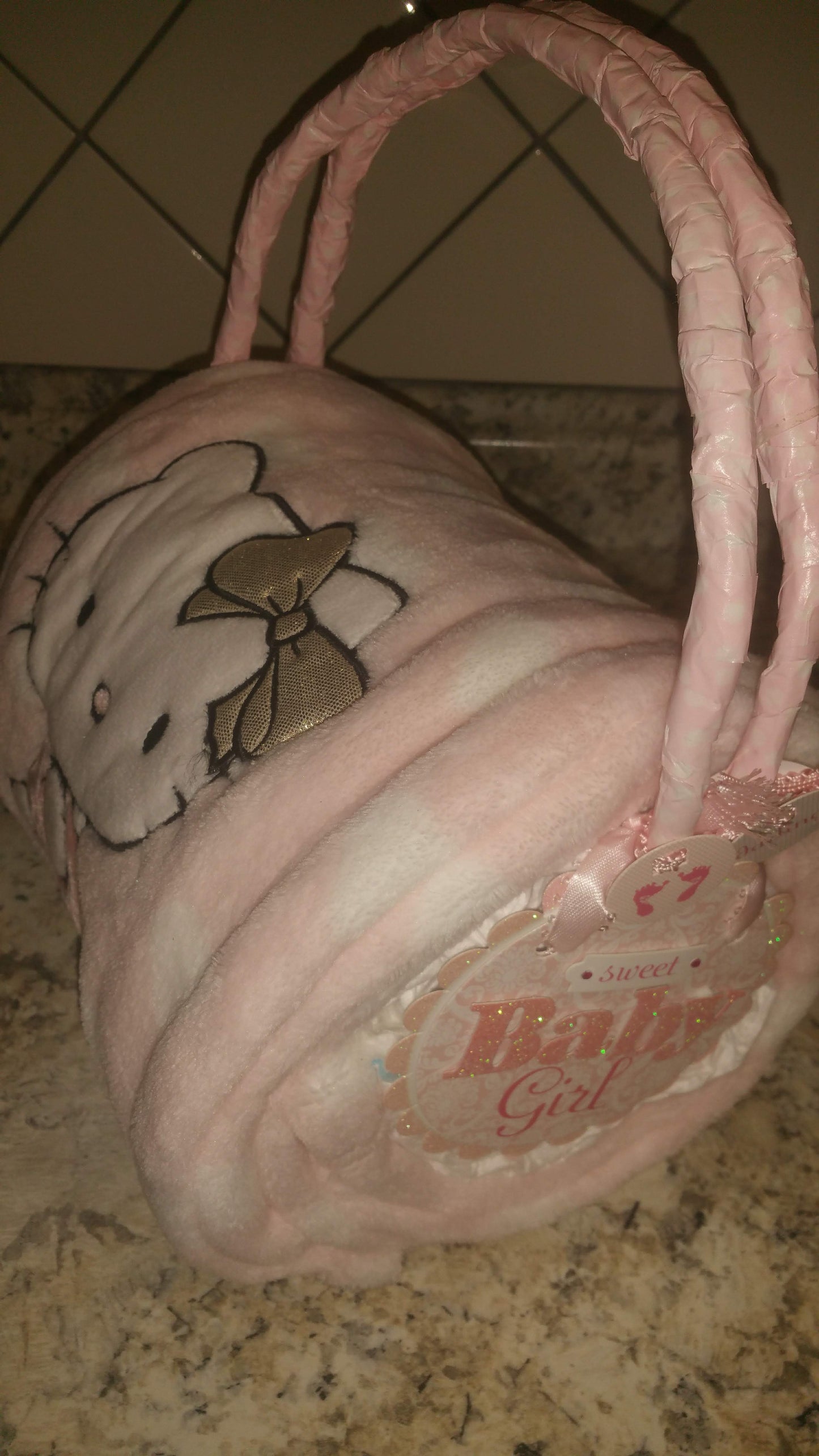 Diaper Cake Purse - Hello Kitty