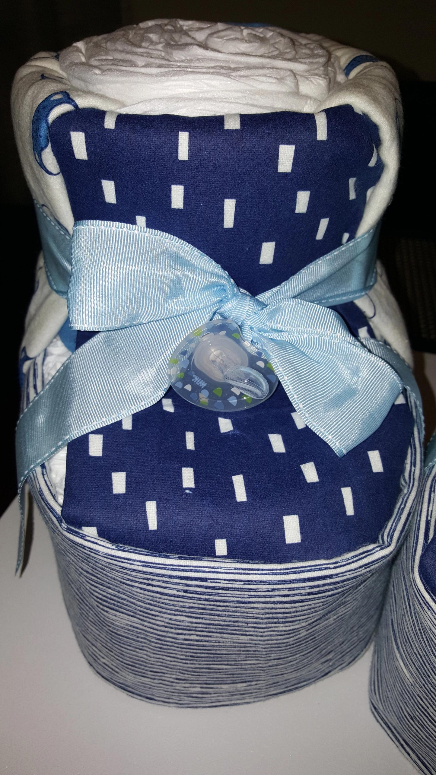 Diaper Cake - Baby Booties (Boy)