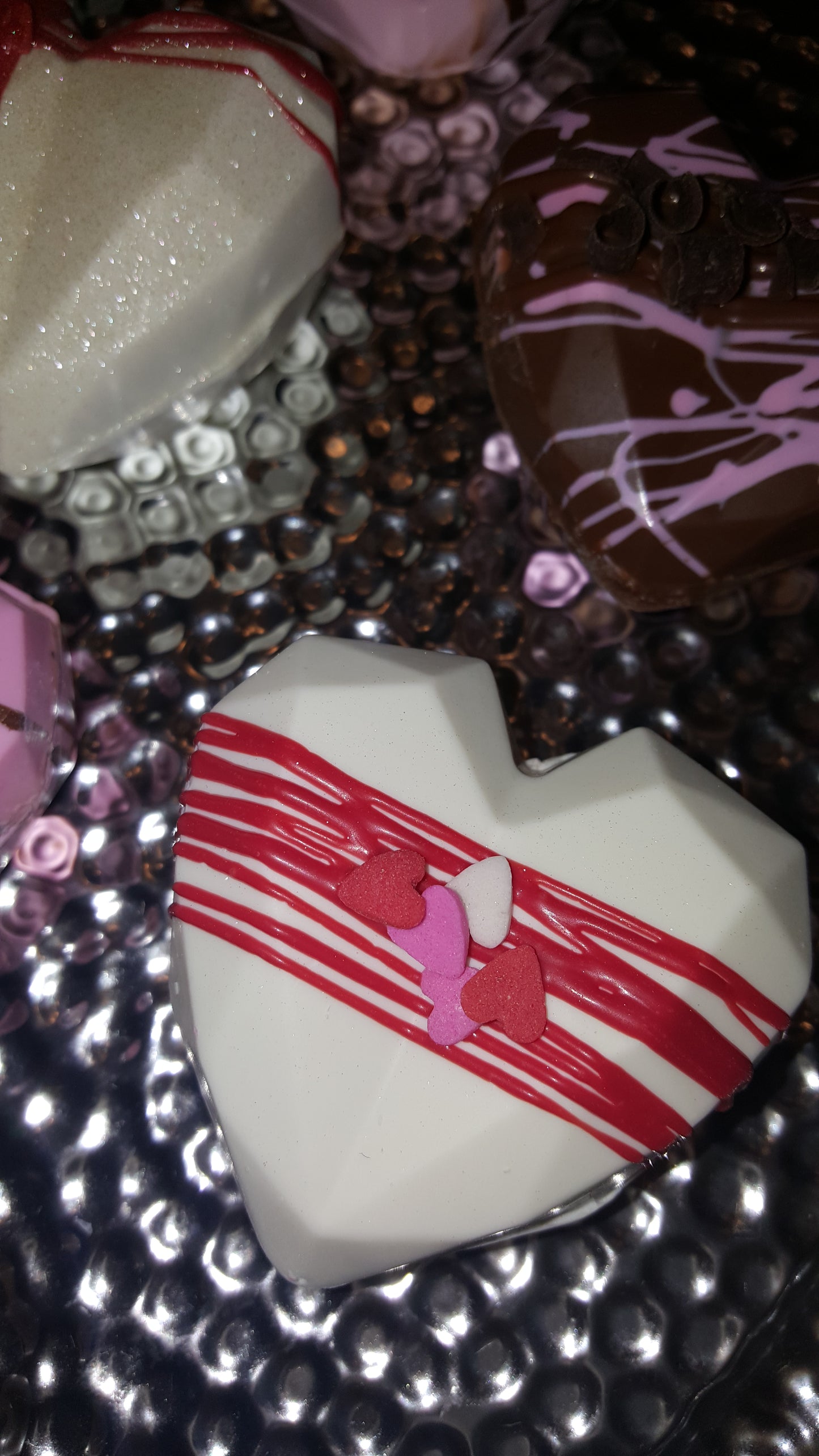 Hot Chocolate Cocoa Bombs - (Heart Shape)