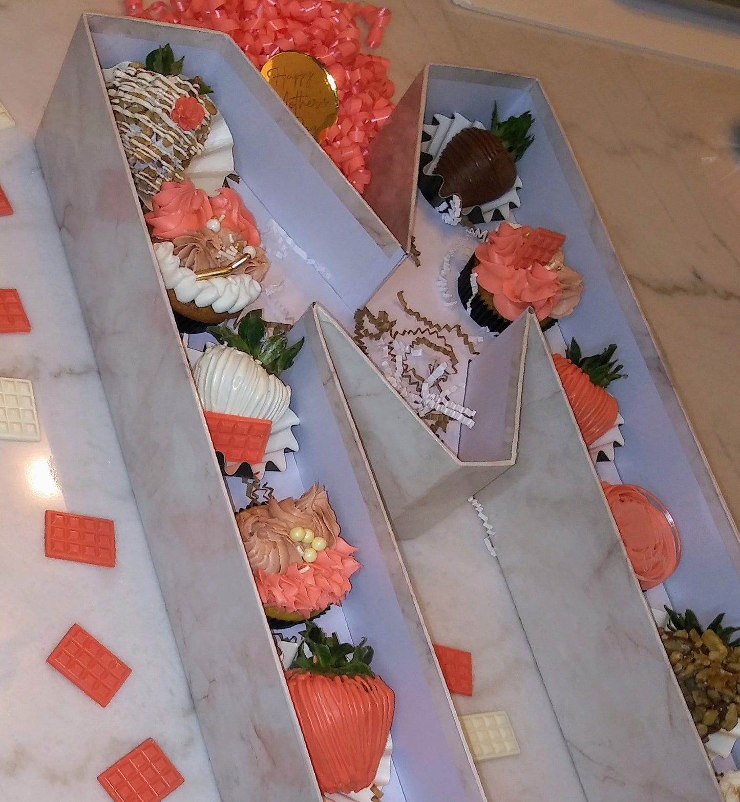 Monogram Letter Sweets Box - M