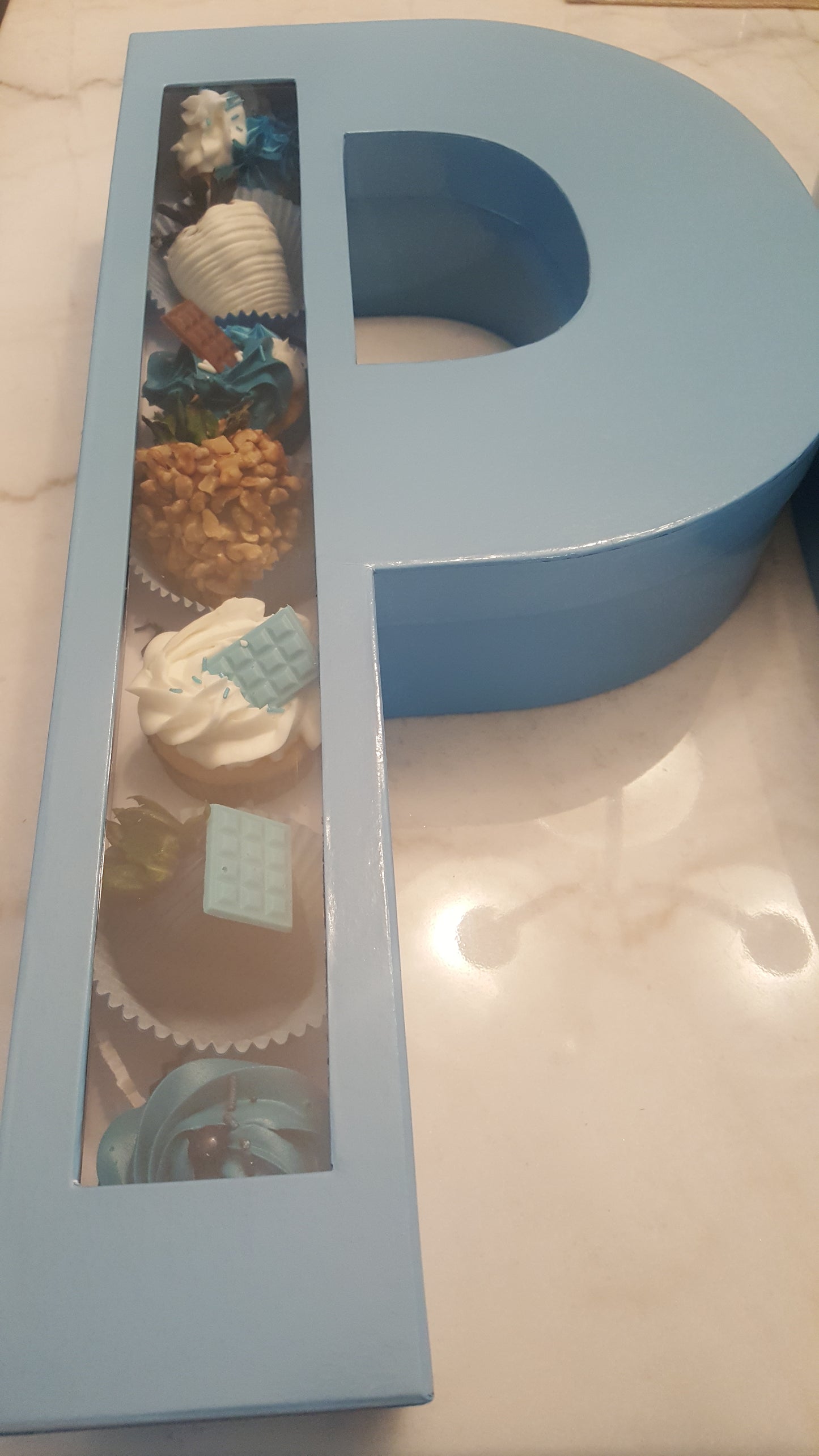 Monogram Letter Sweets Box - P
