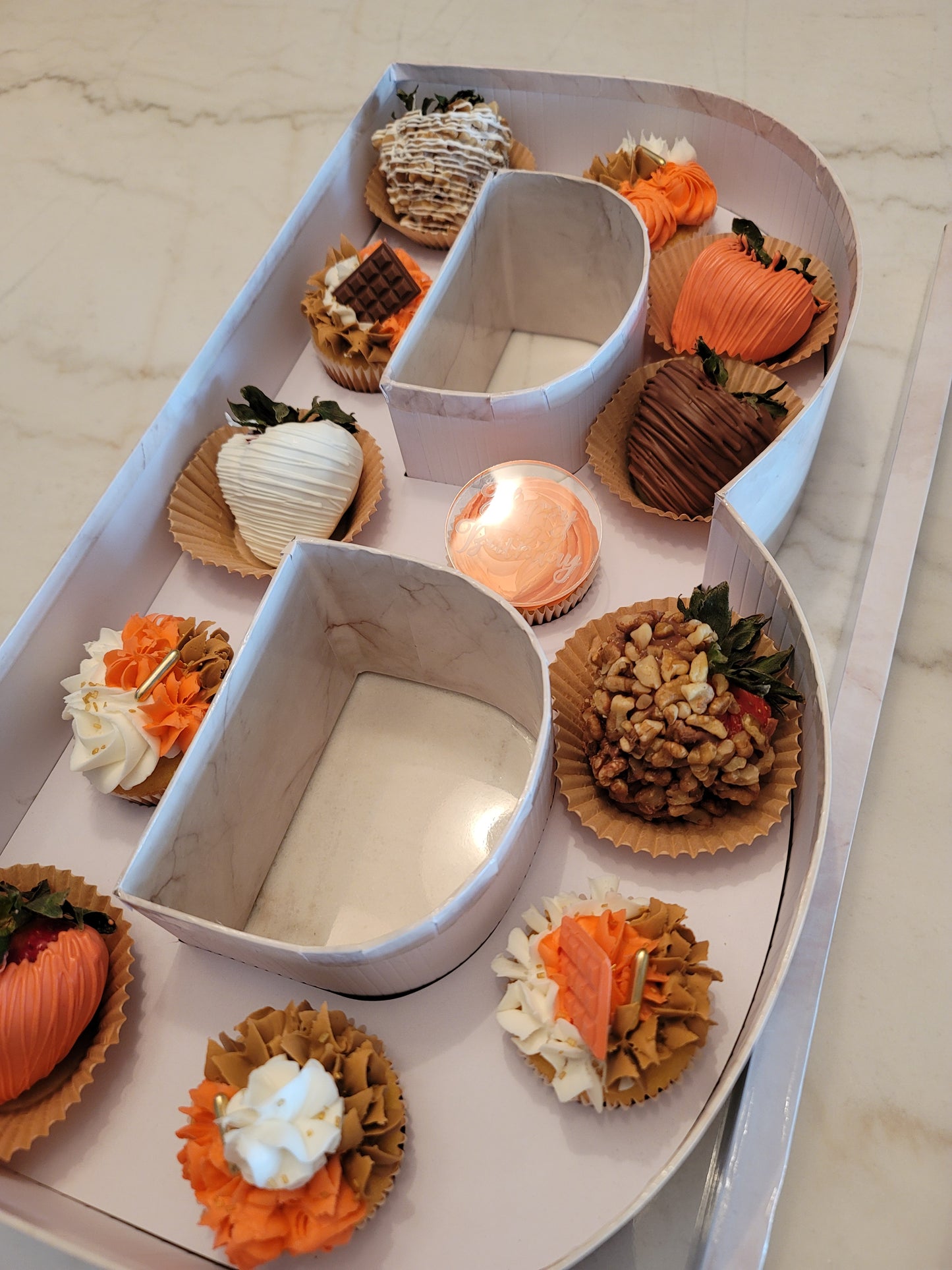 Monogram Letter Sweets Box - B