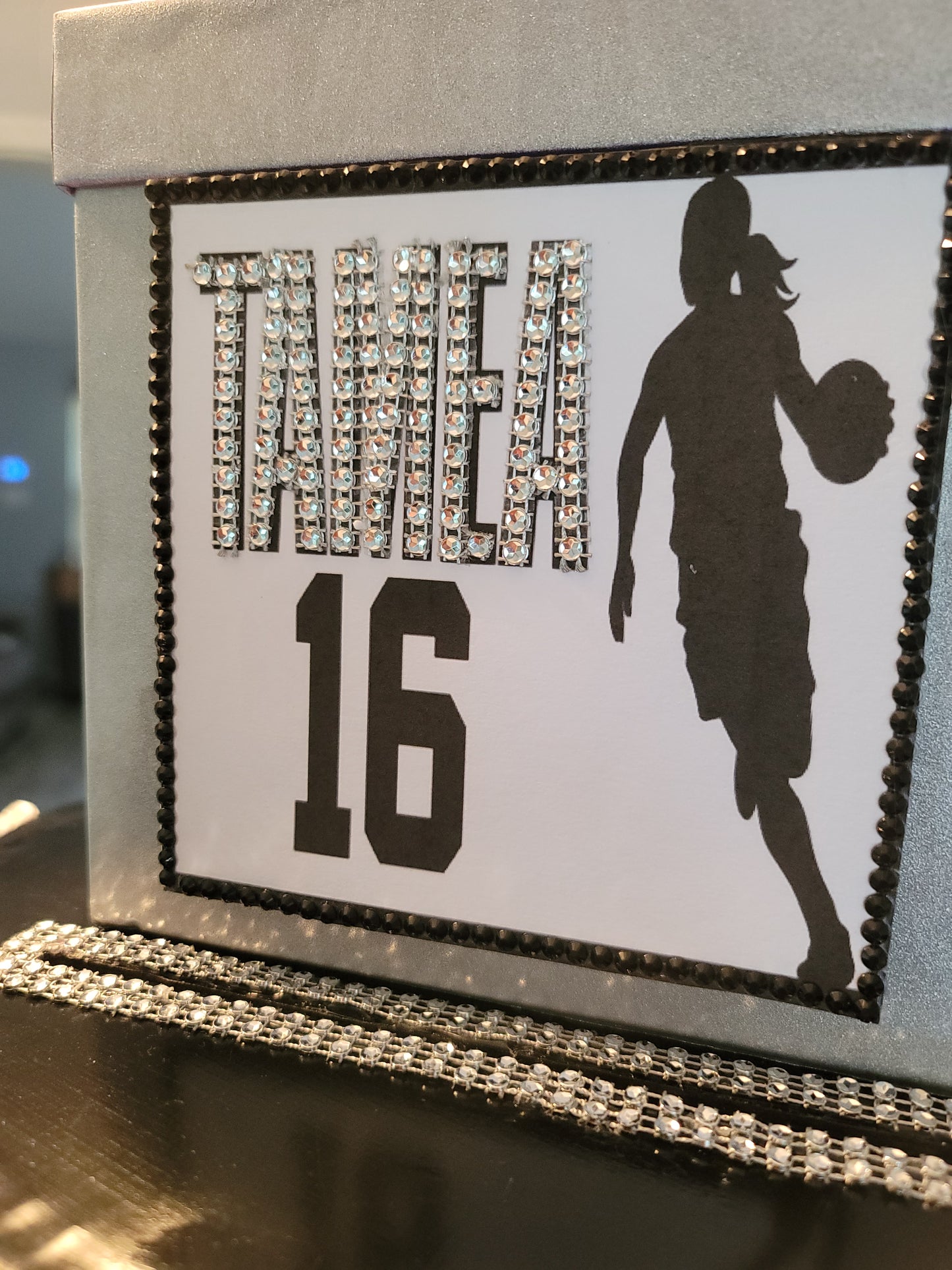 Money Cardbox Centerpiece - Sweet 16