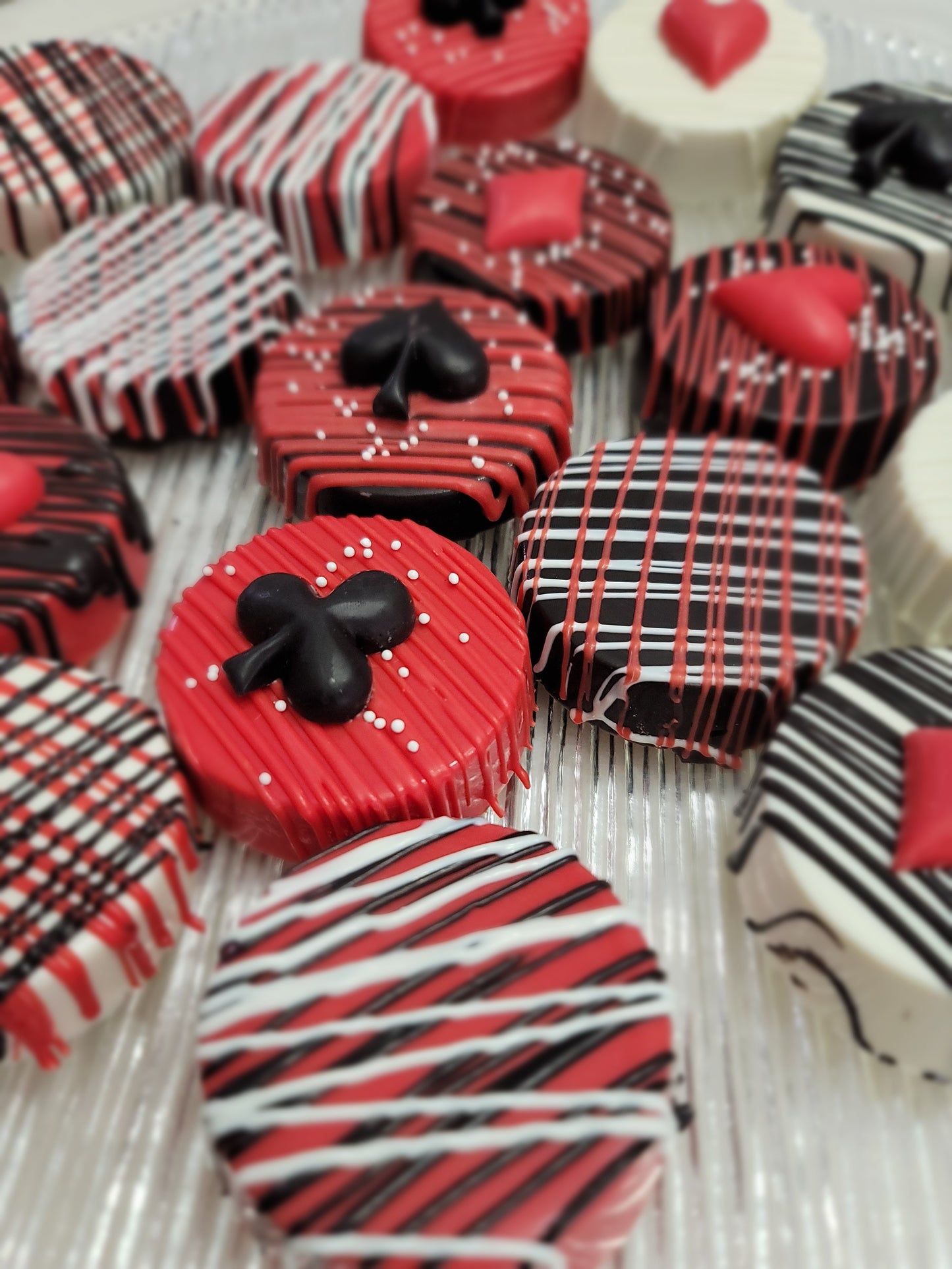 Oreo Cookies - Chocolate Covered/Dipped (Casino Theme)