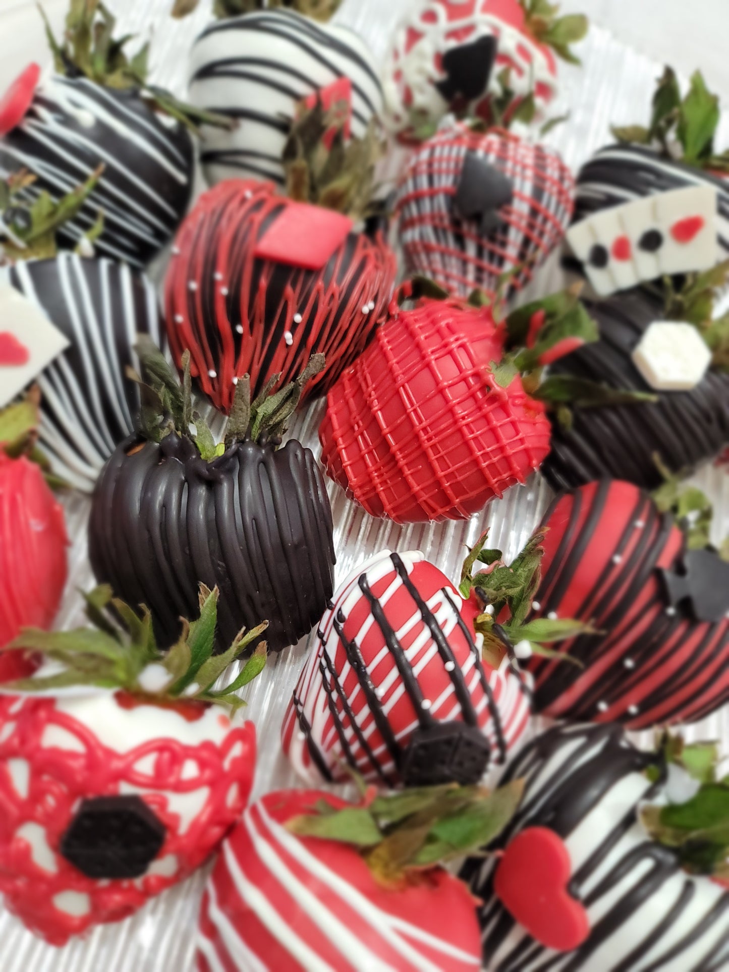Strawberries - Chocolate Covered/Dipped (Casino Theme)