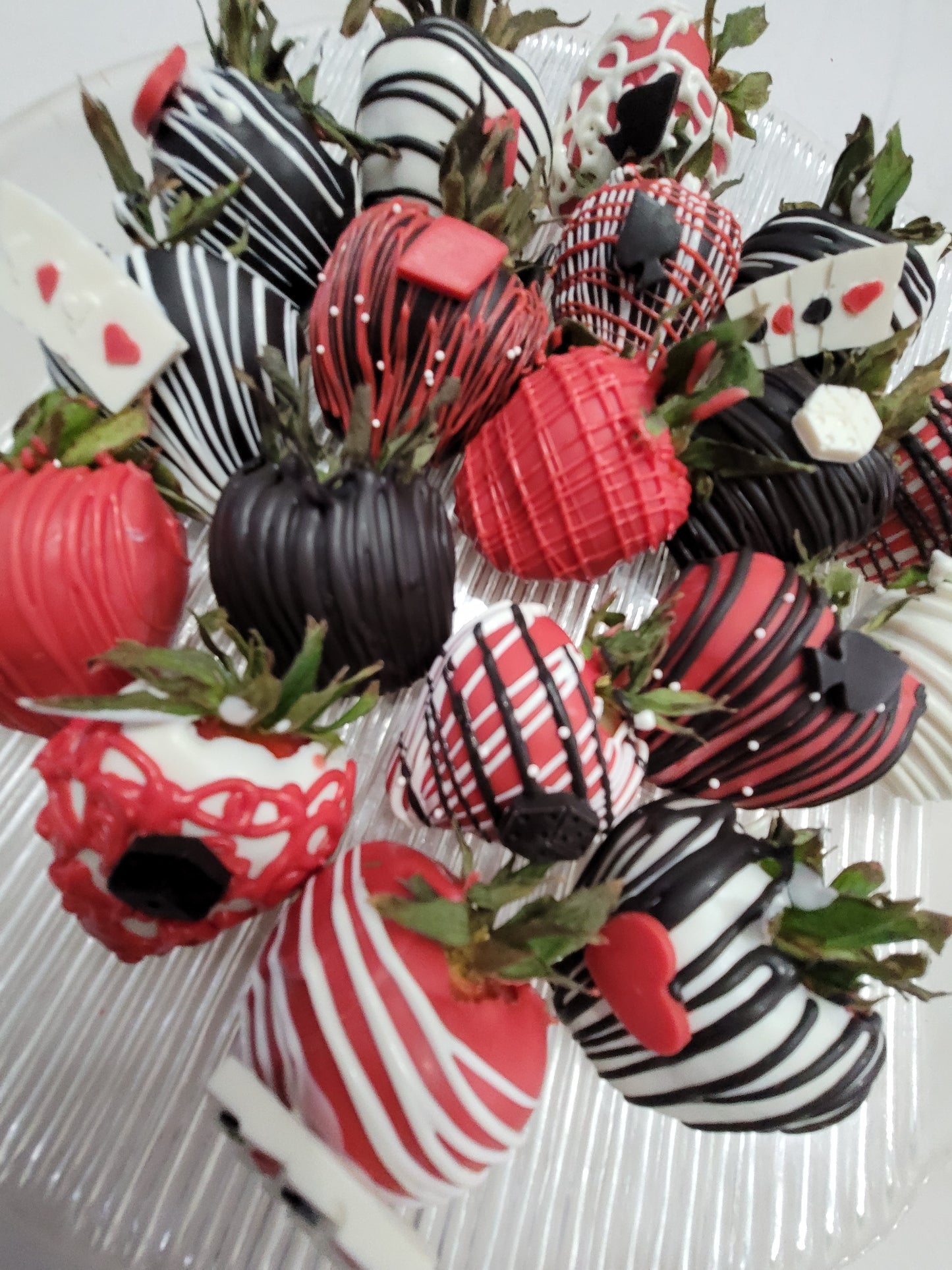 Strawberries - Chocolate Covered/Dipped (Casino Theme)