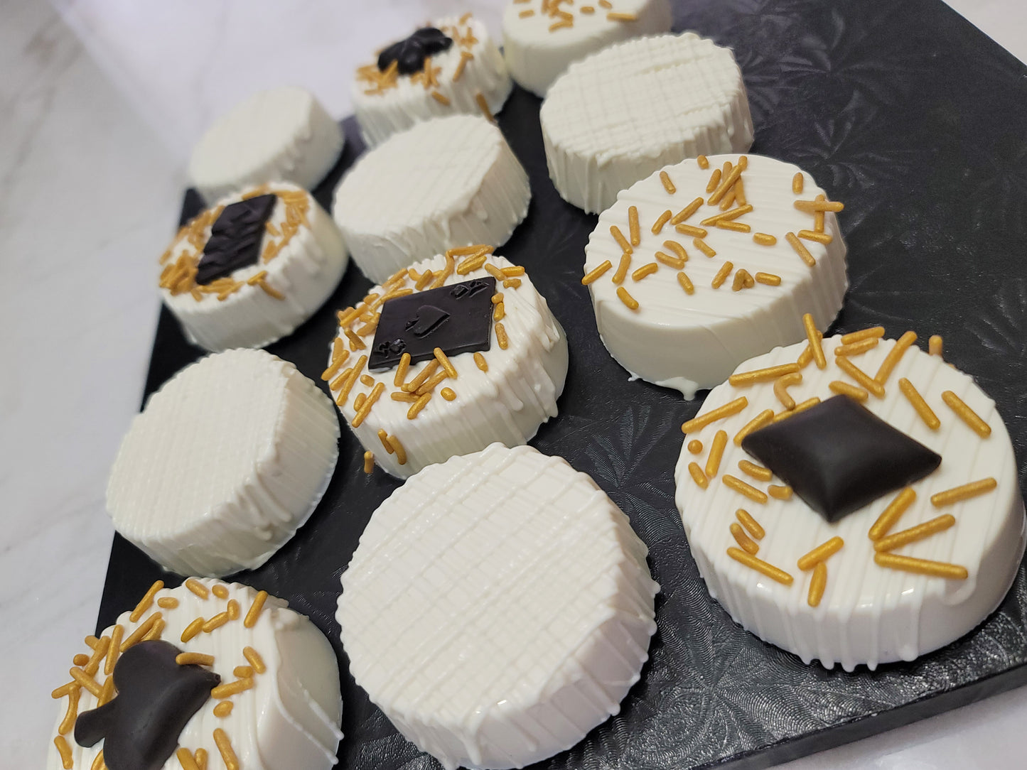 Oreo Cookies - Chocolate Covered/Dipped (Casino Theme)