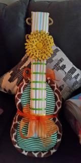 Diaper Cake Theme - Music Guitar (Safari)