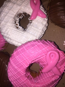 Donuts - Chocolate Covered/Dipped (Breast Cancer)
