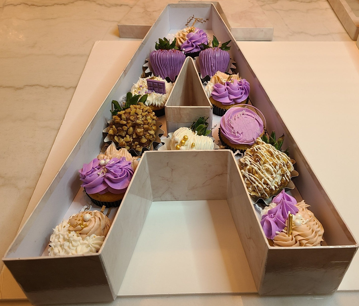 Monogram Letter Sweets Box - A