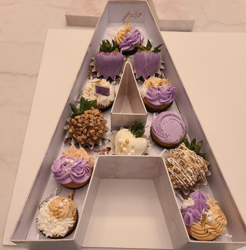 Monogram Letter Sweets Box - A