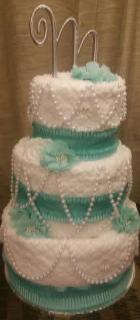 Towel Cake - Bridal Shower/Wedding