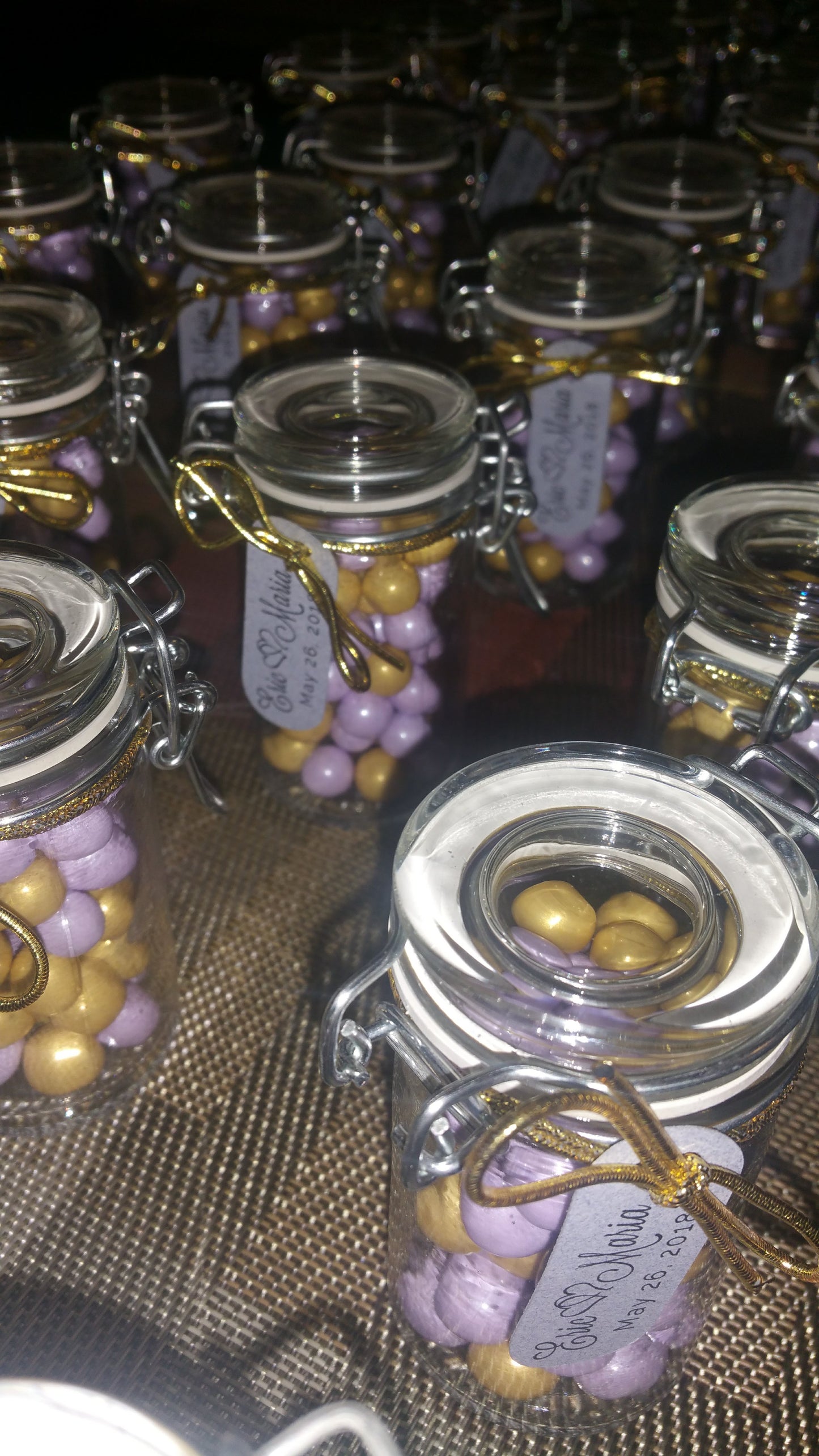Wedding Favors - Chocolate Candy Jars