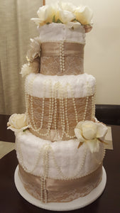 Towel Cake - Bridal Shower/Wedding