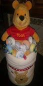 Diaper Cake - Winnie-the-Pooh in Honey Pot