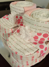 Load image into Gallery viewer, Diaper Cake - Baby Booties (Girl)
