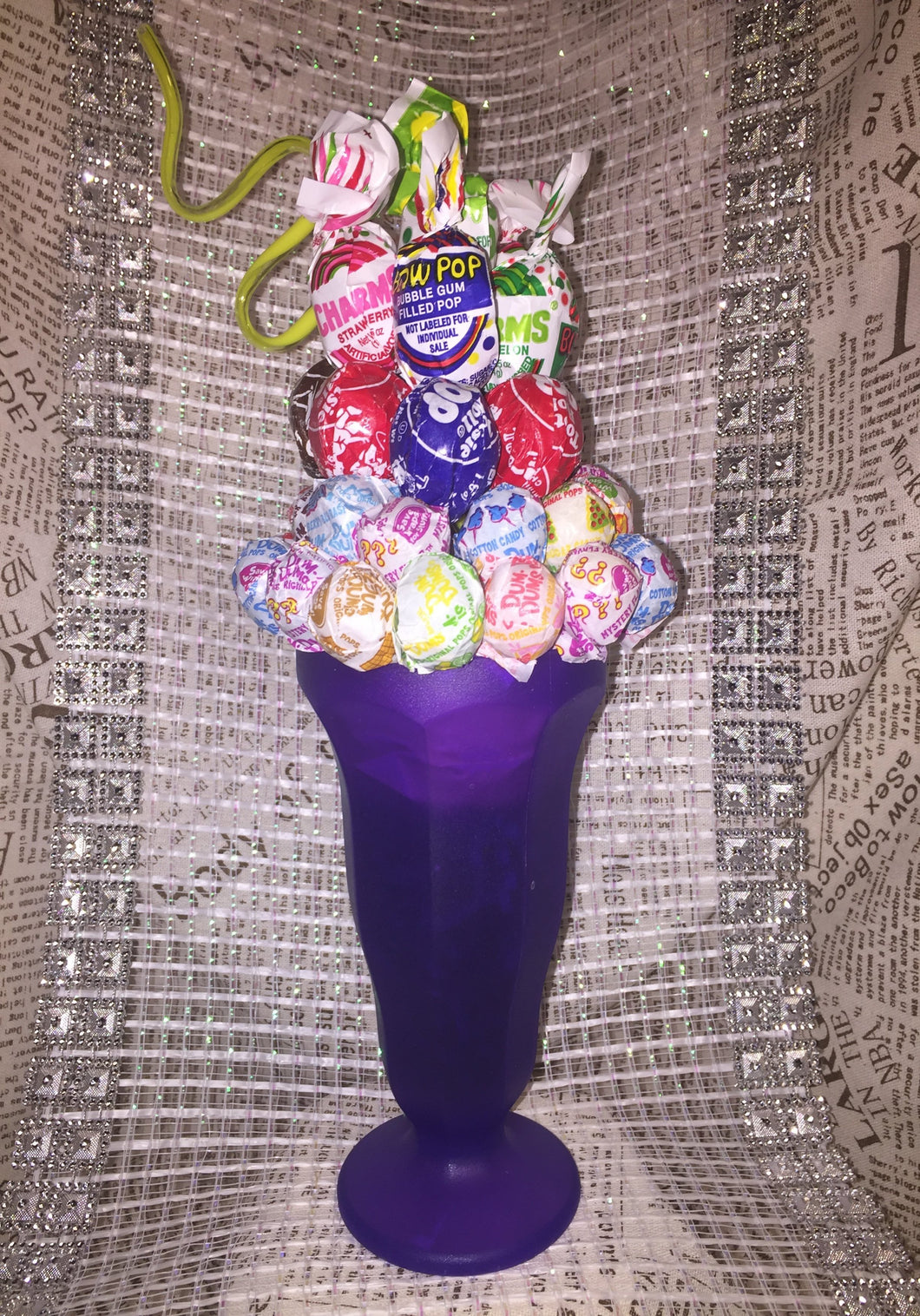 Candy Bouquet - Lollipop Sundae Cup