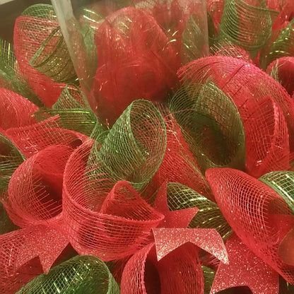 Deco Mesh Wreath Centerpiece