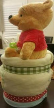 Load image into Gallery viewer, Diaper Cake - Winnie-the-Pooh in Honey Pot
