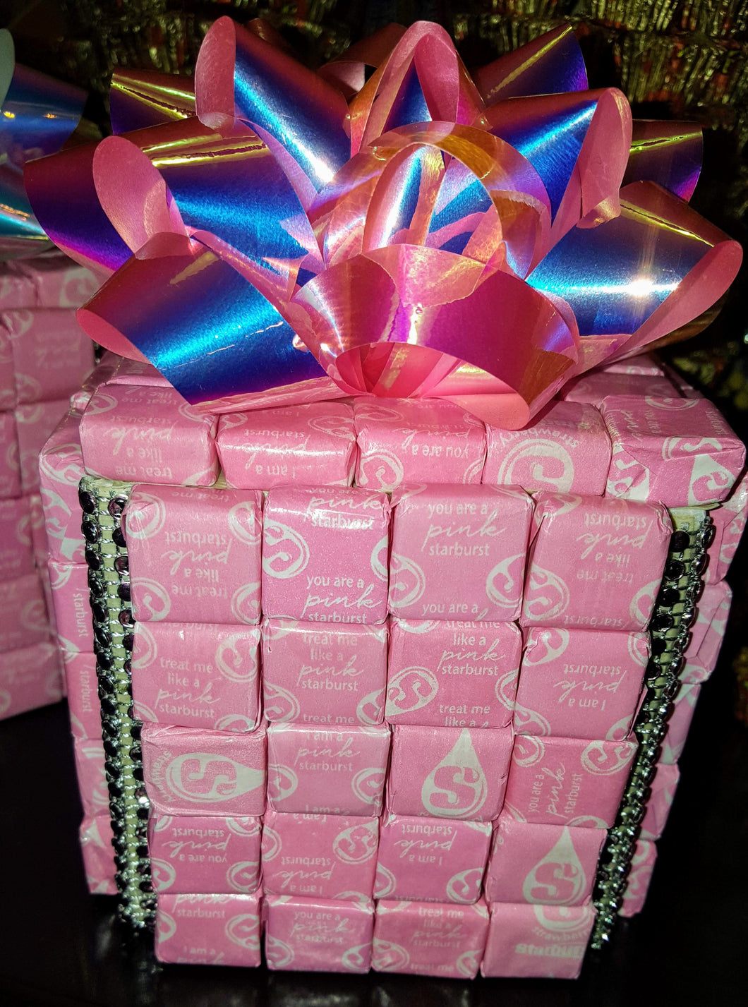 Candy Tree - Starburst Block (All pink)