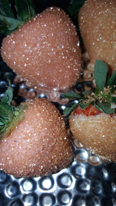 Strawberries - Chocolate Covered/Dipped (Rose Gold Sugar)